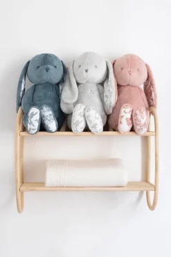 Tartine et Chocolat Augustin le Lapin Imprimé inspiration Toile de Jouy rose 25cm| Ligne Toile De Jouy|Peluches