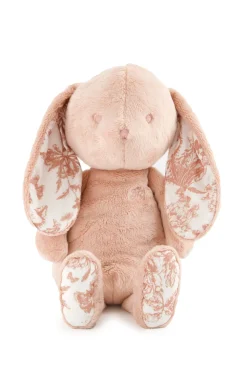 Tartine et Chocolat Augustin le Lapin Imprimé inspiration Toile de Jouy rose 25cm| Ligne Toile De Jouy|Peluches
