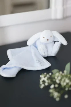 Tartine et Chocolat Augustin le lapin Doudou bleu ciel| Lapin, Augustin|Doudous