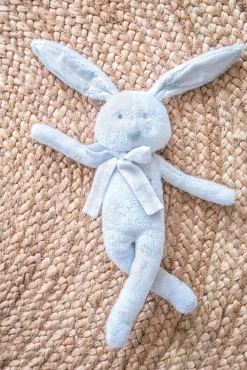 Tartine et Chocolat Augustin le lapin tout doux bleu ciel| Lapin, Augustin|Doudous