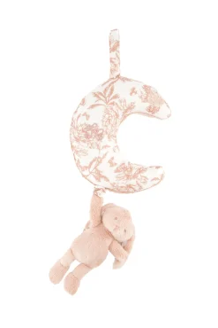 Tartine et Chocolat Augustin le Lapin musical Imprimé inspiration Toile de Jouy rose| Lapin, Augustin|Jouets D'Éveil