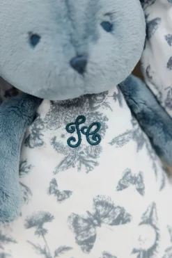 Tartine et Chocolat Augustin le Lapin veilleuse musicale Imprimé Toile de Jouy bleu| Lapin, Augustin|Jouets D'Éveil