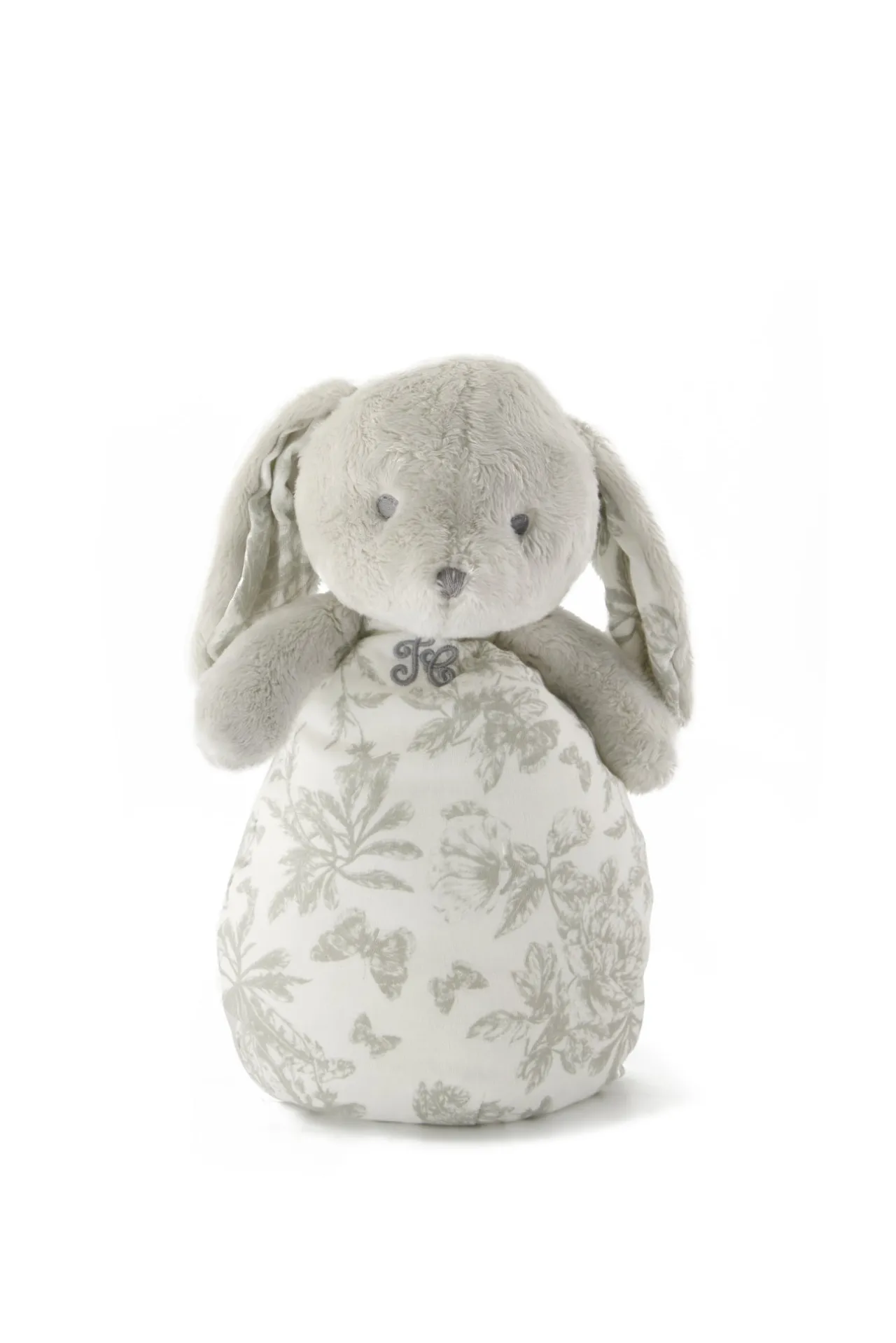 Tartine et Chocolat Augustin le Lapin veilleuse musicale Imprimé Toile de Jouy gris| Toile De Jouy Gris|Lapin, Augustin