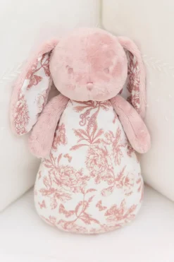 Tartine et Chocolat Augustin le Lapin veilleuse musicale Imprimé Toile de Jouy rose| Lapin, Augustin|Jouets D'Éveil