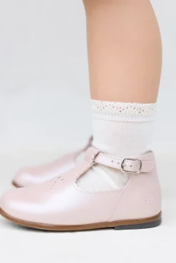 Tartine et Chocolat Babies Rose pâle ajourés| Souliers|Chaussures