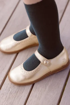 Tartine et Chocolat Babies Cuir doré|Enfant Souliers|Chaussures