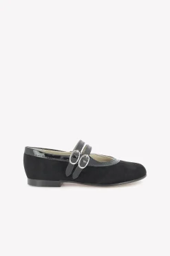 Tartine et Chocolat Ballerines Noir double bride|Enfant Souliers|Chaussures
