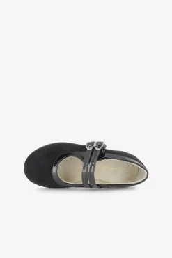 Tartine et Chocolat Ballerines Noir double bride|Enfant Souliers|Chaussures
