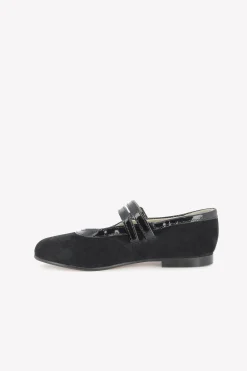 Tartine et Chocolat Ballerines Noir double bride|Enfant Souliers|Chaussures