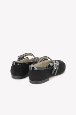 Tartine et Chocolat Ballerines Noir double bride|Enfant Souliers|Chaussures