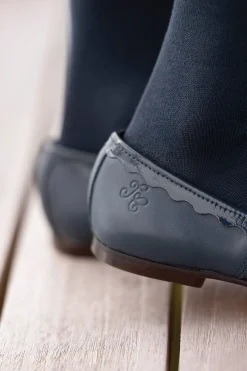 Tartine et Chocolat Ballerines Cuir marine|Enfant Souliers|Chaussures
