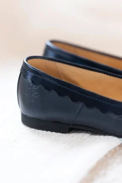 Tartine et Chocolat Ballerines Cuir marine|Enfant Souliers|Chaussures