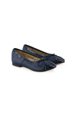 Tartine et Chocolat Ballerines Cuir marine|Enfant Souliers|Chaussures