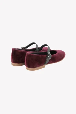 Tartine et Chocolat Ballerines Aubergine velours|Enfant Souliers|Chaussures