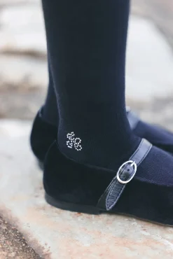 Tartine et Chocolat Ballerines Marine velours|Enfant Souliers|Chaussures
