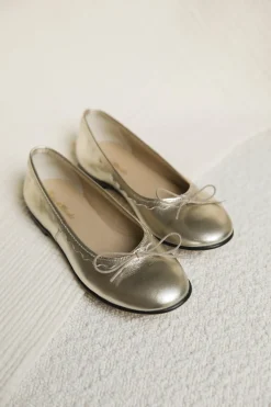 Tartine et Chocolat Ballerines Cuir doré|Enfant Souliers|Chaussures