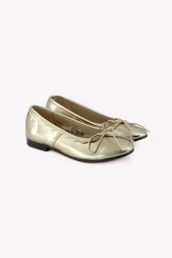 Tartine et Chocolat Ballerines Cuir doré|Enfant Souliers|Chaussures
