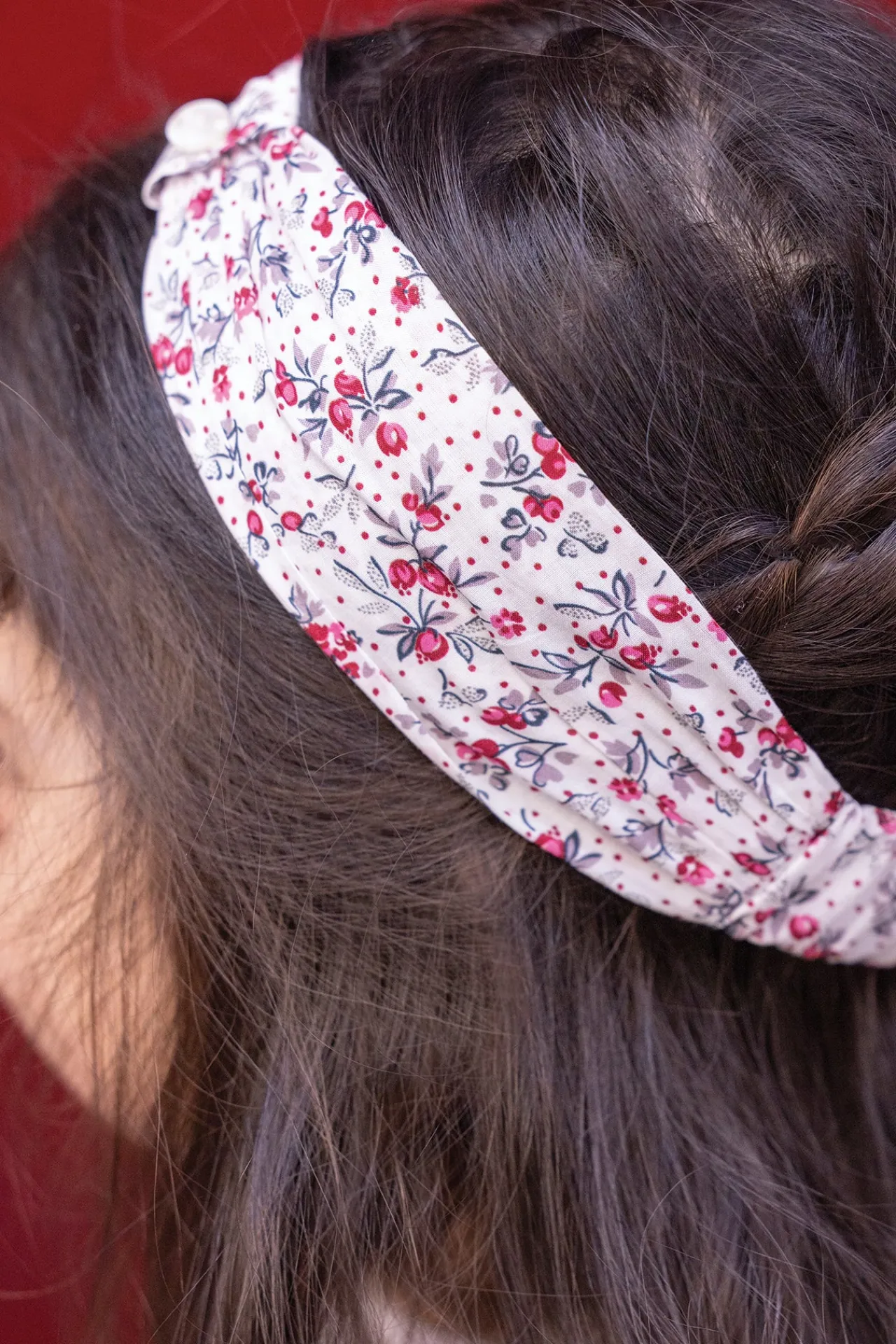 Tartine et Chocolat Bandeau Ecru fleuris| Accessoires