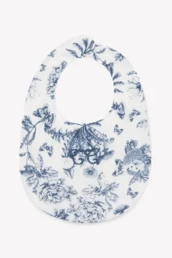Tartine et Chocolat Bavoir Imprimé inspiration toile de jouy bleu T1| Toile De Jouy Bleu|Bavoirs - Accessoires De Repas