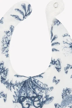 Tartine et Chocolat Bavoir Imprimé inspiration toile de jouy bleu T1| Toile De Jouy Bleu|Bavoirs - Accessoires De Repas