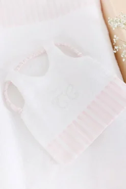 Tartine et Chocolat Bavoir Garda rose pâle T2| Garda Rose|Bavoirs - Accessoires De Repas