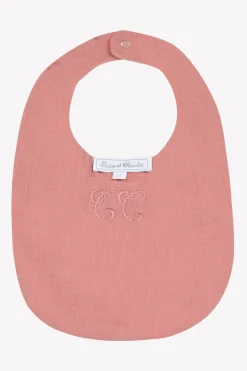 Tartine et Chocolat Bavoir Imprimé inspiration Toile de Jouy rose T2| Toile De Jouy Rose|Bavoirs - Accessoires De Repas
