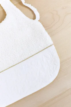 Tartine et Chocolat Bavoir Délicatesse T2 nacre| Délicatesse Nacre|Bavoirs - Accessoires De Repas