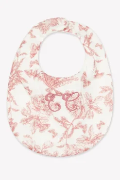 Tartine et Chocolat Bavoir Imprimé inspiration Toile de Jouy rose T1| Toile De Jouy Rose|Bavoirs - Accessoires De Repas