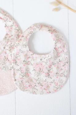 Tartine et Chocolat Bavoir Imprimé fleuri jardin hivernal T1| Jardin Hivernal|Bavoirs - Accessoires De Repas