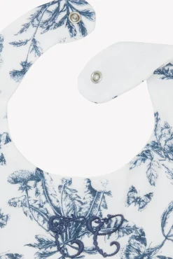 Tartine et Chocolat Bavoir Imprimé inspiration toile de jouy bleu T2| Toile De Jouy Bleu|Bavoirs - Accessoires De Repas
