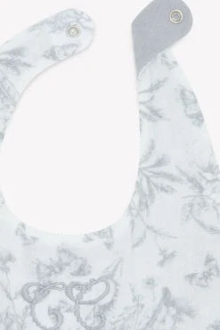 Tartine et Chocolat Bavoir Imprimé inspiration toile de jouy gris T2| Toile De Jouy Gris|Bavoirs - Accessoires De Repas