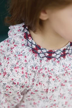 Tartine et Chocolat Blouse Ecru imprimé fleuri| T-Shirts - Blouses