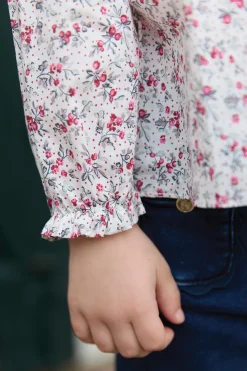 Tartine et Chocolat Blouse Ecru imprimé fleuri| T-Shirts - Blouses