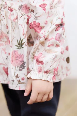 Tartine et Chocolat Blouse Tissu liberty smocké| T-Shirts - Blouses