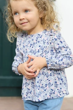 Tartine et Chocolat Blouse Bleuet à petites fleurs| T-Shirts - Blouses
