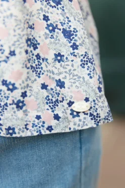 Tartine et Chocolat Blouse Bleuet à petites fleurs| T-Shirts - Blouses
