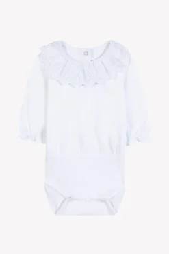 Tartine et Chocolat Body Blanc col volanté| Bodies