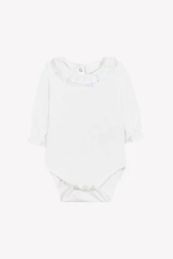 Tartine et Chocolat Body Ecru petit col volanté| Bodies