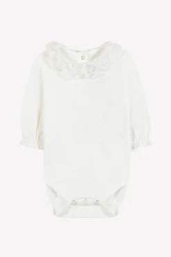 Tartine et Chocolat Body Ecru col broderie anglaise| Bodies