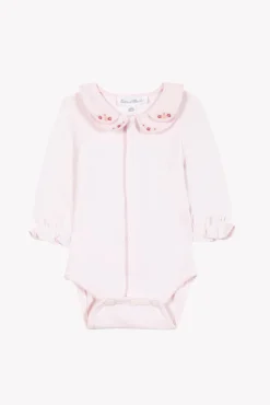 Tartine et Chocolat Body Rose pâle double col pétale| Bodies - Hauts