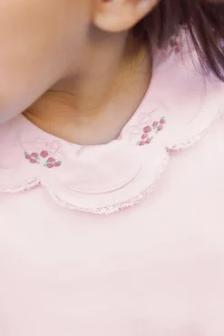 Tartine et Chocolat Body Rose pâle broderie petits trésors| Bodies