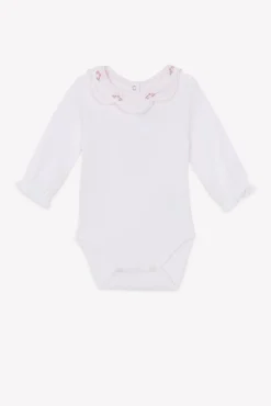 Tartine et Chocolat Body Rose pâle broderie petits trésors| Bodies