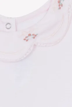 Tartine et Chocolat Body Rose pâle broderie petits trésors| Bodies