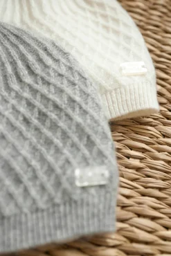Tartine et Chocolat Bonnet Ecru 100% cachemire| Cachemire|Accessoires - Chaussons