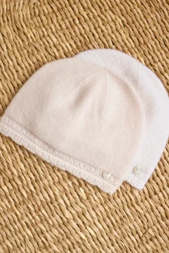 Tartine et Chocolat Bonnet Rose pâle en laine| Accessoires - Chaussons