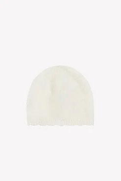 Tartine et Chocolat Bonnet Ecru broderie fleurs| Accessoires