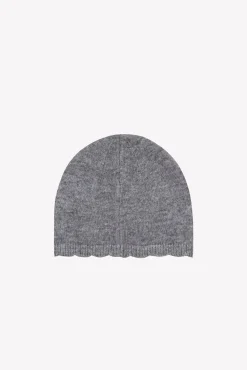 Tartine et Chocolat Bonnet Gris broderie fleurs| Accessoires