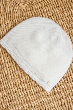 Tartine et Chocolat Bonnet Ecru en laine| Accessoires - Chaussons