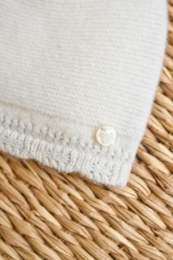 Tartine et Chocolat Bonnet Ecru en laine| Accessoires - Chaussons