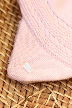 Tartine et Chocolat Bonnet Rose pâle cache-oreilles| Accessoires - Chaussons